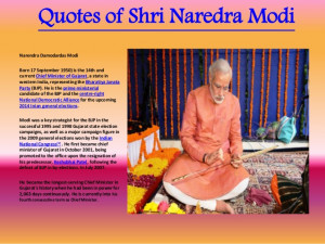 Quotes of shri narendra modi