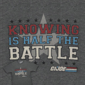 GI Joe And Knowing Is Half The Battle