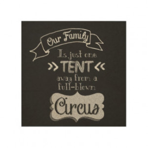 Funny Family Quote Chalkboard Art Wood Wall Art