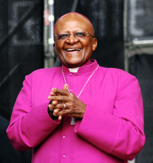 Desmund Tutu, één van de peters van de Vredeswakes (foto: Kristen ...