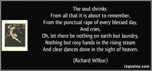 More Richard Wilbur Quotes