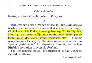 Supreme Court quotes 'Spider-Man' in toy patent case, gives win to ...