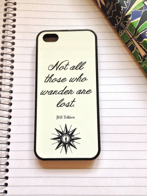 Iphone 5 Cases Quotes Jrr tolkien quote case for