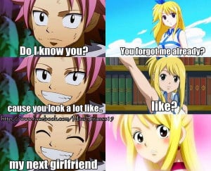 Fairy Tail Pick Up Lines