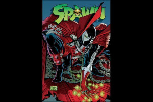 Drawings from Spawn Comics in