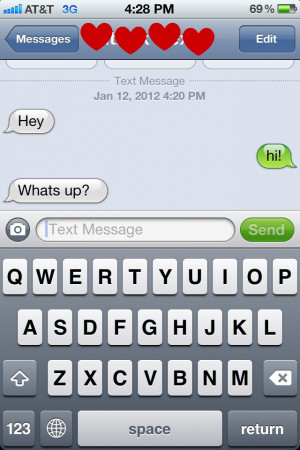 Quit thinking and respond, “nm, u?”