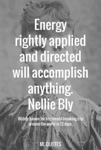 Nellie Bly Picture Quote