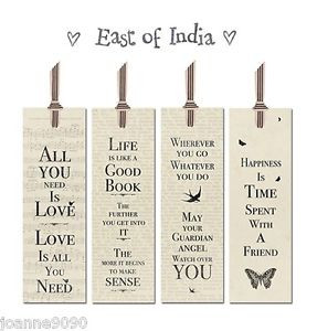 EAST-OF-INDIA-BOOKMARK-BOOK-MARK-BOOKMARKS-SAYINGS-SLOGAN-GIFT ...