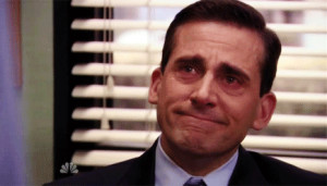 the office michael scott crying gif