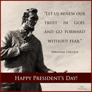 ... Abraham Lincoln #happypresidentsday #god #trust #fear #abrahamlincoln