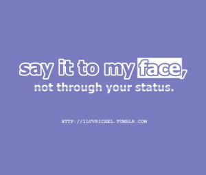 face, facebook, iluvrichel, quotes, sayingimages, sayings, separate ...