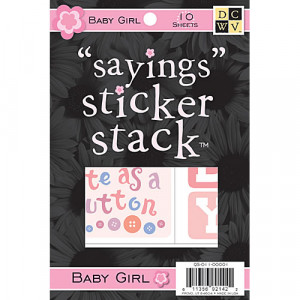 Quote Stack Sticker – Baby Girl