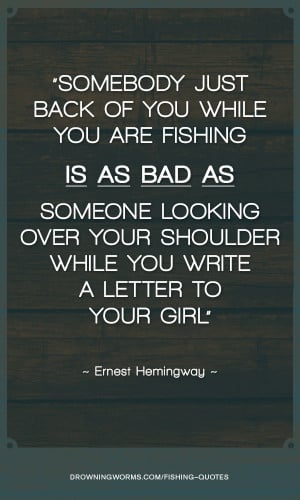 Letter to Your Girl – Fishing Quote