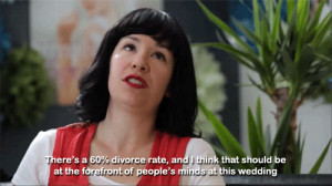 cool wedding, carrie brownstein, portlandia, here you go sunny