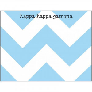 Home » Kappa Kappa Gamma Chevron Dittie Notepad