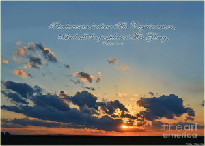 Bible Verses About Sunsets Sunset Sky With Verse