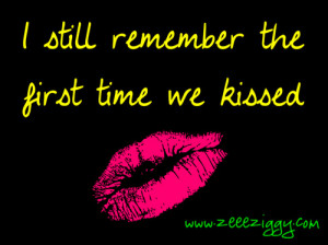 first day we met the first time we kissed the first time i fell