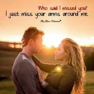 Miss Your Arms Around Me