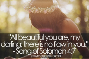 Most popular tags for this image include: christian, song of solomon 4 ...