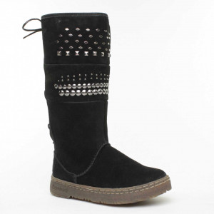 Home » Bearpaw Silverthorne Lace-Up Mid-Calf Boot - Black Return to ...