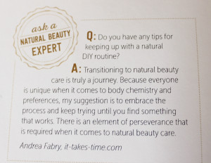 The Natural Beauty Solution book quote