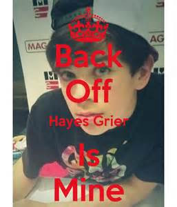 Back Off Hayes Grier