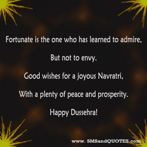 Fortunate is the one who has learned to admire
