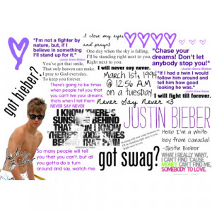 justin bieber quotes. - Polyvore