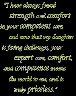 have always found strength and comfort...