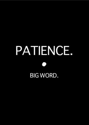 ... missionary: 1. Patience 2. Patience 3. Patience.
