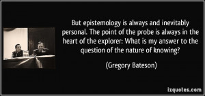 Epistemology Quotes
