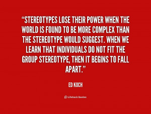 Quotes About Stereotyping