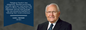 Honoring Becket Friend and Religious Liberty Ally: Elder L. Tom Perry