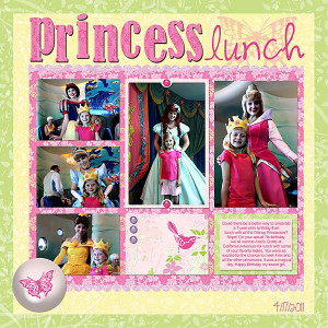 Disney Princess Scrapbook Page Ideas