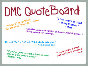 DMC Quote Board - February 2011