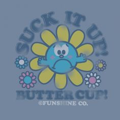 Suck It Up Buttercup Racerback Burnout Tank