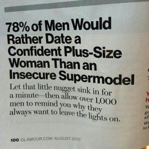 Aww...good to know! Fact!! Be confident girls!!