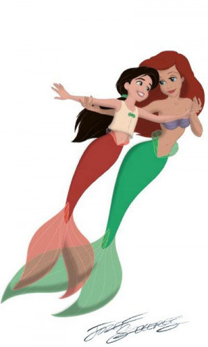 ve never really liked Melody but I admire the love Ariel and Eric ...