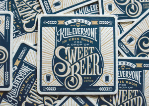 Letterpressed Beer Coasters Feature Famous Quotes From Musicians ...