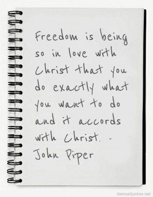 Freedom with love quote