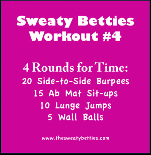 Intense Workout Quotes Short intense at-home workout
