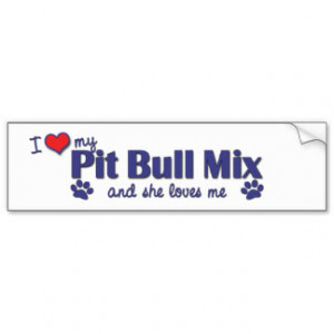 love_my_pit_bull_mix_female_dog_bumper_sticker ...