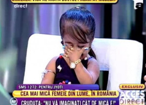 Jyoti Amge A Izbucnit In Lacrimi Direct Simona Gherghe Facut O picture