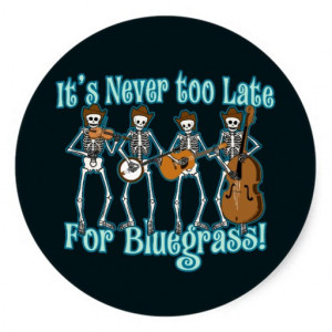 Bluegrass Beyond Round Stickers