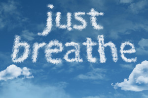 ... at all just breathe and let go breathe and let be in your mind
