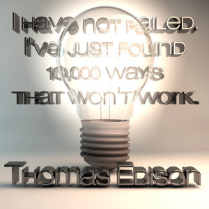 Inspirational Wallpaper Quote Thomas Edison