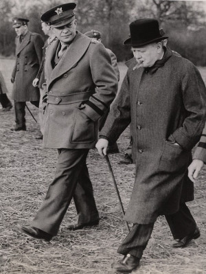 General Dwight Eisenhower, and Prime Minister Winston Churchill ...