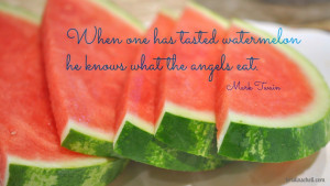 mark twain, quotes, sayings, watermelon, angels, food