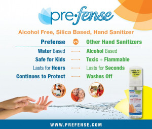 Prefense Hand Sanitizer Review & Giveaway
