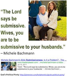 The Lord says be submissive. Wives, you are to be submissive to your ...